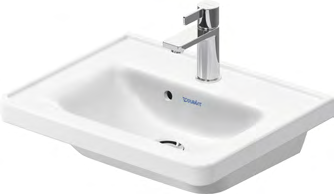 Duravit D-Neo 19 5/8" Rectangular Wall Mounted Sink – 074250