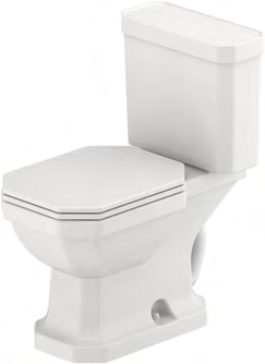 Duravit 1930 Series 1.28 GPF Single Flush ADA Compliant Toilet Tank – 087232
