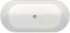 Duravit D-Neo 63" x 29 1/2" Oval Freestanding Bathtub – 700477