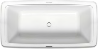Duravit Bento Starck Box 70 7/8" x 35 3/8" Rectangular Freestanding Bathtub – 700517