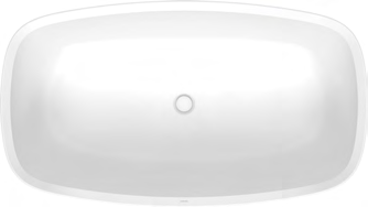 Duravit Aurena 63" x 35 3/8" Oval Freestanding Bathtub – 700552