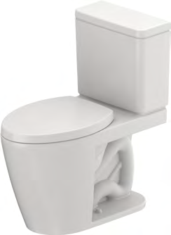 Duravit D-Neo PRO Series 1.28 GPF Single Flush Rimless Elongated ADA Compliant Two Piece Toilet – D40315