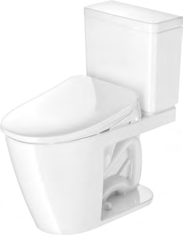 Duravit D-Neo PRO Series 1.28 GPF Single Flush Elongated ADA Compliant Two Piece Toilet – D40318