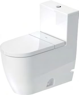 Duravit ME by Starck GPF Rimless Elongated One Piece Toilet – D42046