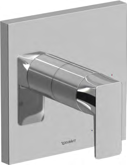 Duravit DuraSquare Pressure Balance Shower Trim – DS4290