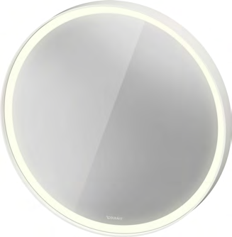 Duravit L-Cube Sensor Control LED Mirror in Aluminum, 3500K – LC7375