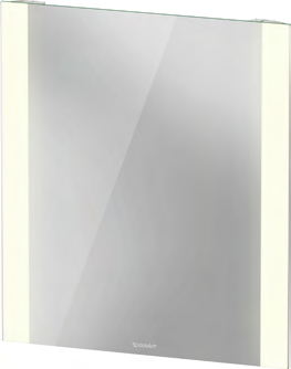 Duravit Light & Mirror Switch Control LED Mirror in Aluminum, 4000K – LM7866