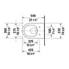 Duravit D-Neo Wall Hung Toilet Complete Set - Golzar Home