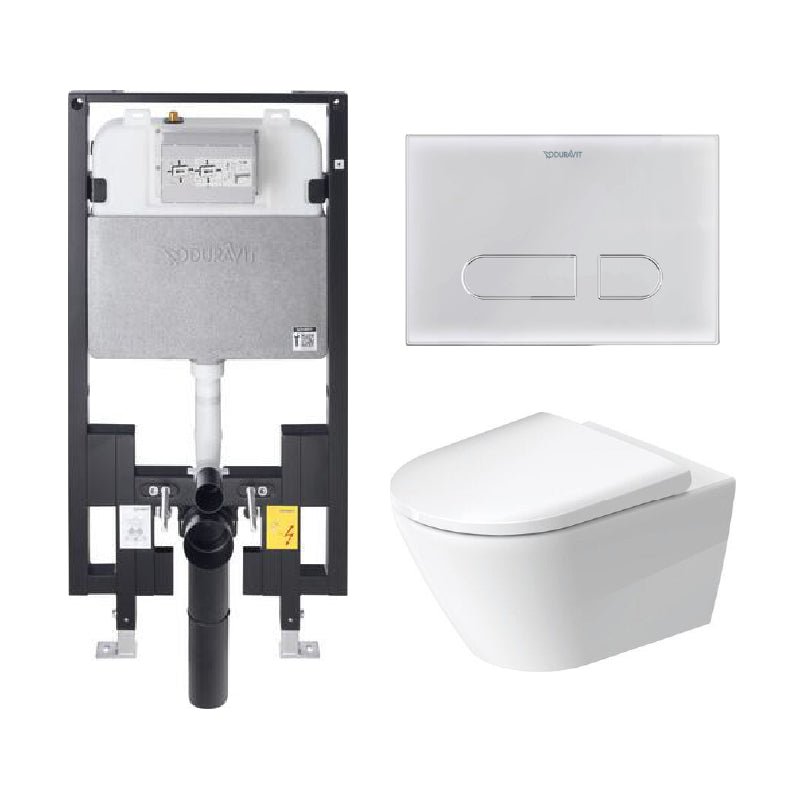 Duravit D - neo Wall Hung Toilet Complete Set - Golzar Home