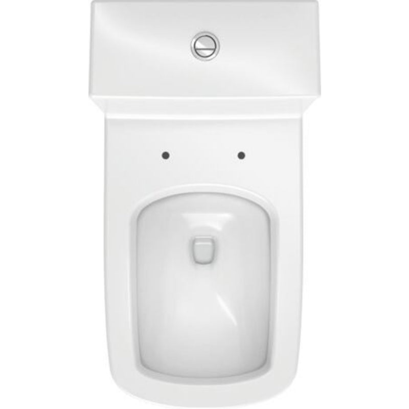 Duravit DuraStyle Dual Flush One Piece Toilet White+Sensowash Autoflush toilet kit - Golzar Home