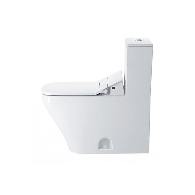 Duravit DuraStyle Single Flush One Piece Toilet White+Sensowash Bidet Slim Seat #D40535 - Golzar Home
