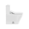 Duravit Durastyle Single Flush One Piece Toilet White+Sensowash Bidet Slim Seat #D40535 - Golzar Home