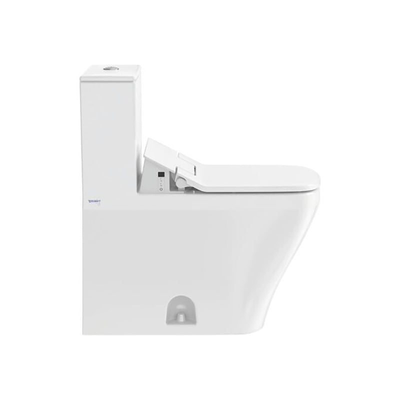 Duravit DuraStyle Single Flush One Piece Toilet White+Sensowash Bidet Slim Seat #D40535 - Golzar Home