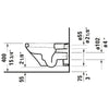 Duravit Durastyle Wall Hung Toilet Complete Set - Golzar Home