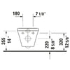 Duravit Durastyle Wall Hung Toilet Complete Set - Golzar Home