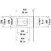 Duravit Durastyle Wall Hung Toilet Complete Set - Golzar Home