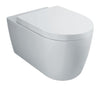 Duravit Me By Starck Wall-Mounted Toilet – Rimless, Dual Flush 1.2/0.8 Gpf #252909 - Golzar Home