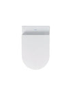 Duravit Me By Starck Wall-Mounted Toilet – Rimless, Dual Flush 1.2/0.8 Gpf #252909 - Golzar Home