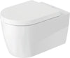 Duravit Me By Starck Wall-Mounted Toilet – Rimless, Dual Flush 1.2/0.8 Gpf #252909 - Golzar Home