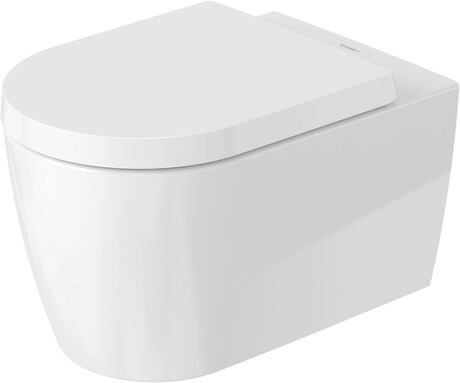 Duravit Me By Starck Wall-Mounted Toilet – Rimless, Dual Flush 1.2/0.8 Gpf #252909 - Golzar Home