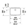 Duravit No.1 19" Undermount Sink - Golzar Home