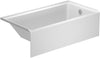 Duravit No.1 Alcove Tub – 53 Gal , 60" X 32" - Golzar Home