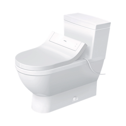 Duravit Starck 3 One Piece Toilet White + SensoWash Classic Bidet Seat - Golzar Home