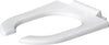 Duravit Starck 3 open-front toilet seat in white