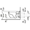Duravit Starck 3 Wall Hung Toilet Complete Set - Golzar Home