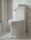 DXV Fitzgerald Chair Height Elongated Toilet Bowl with Seat – Canvas White