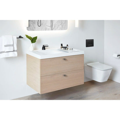 DXV® Modulus Wall-Hung Elongated Toilet Bowl with Seat – Canvas White