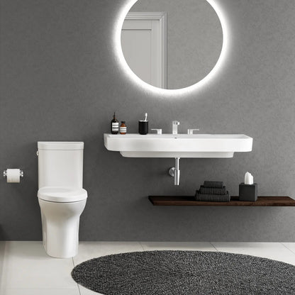 DXV Equility® One-Piece Chair Height Elongated Toilet with Seat – Canvas White