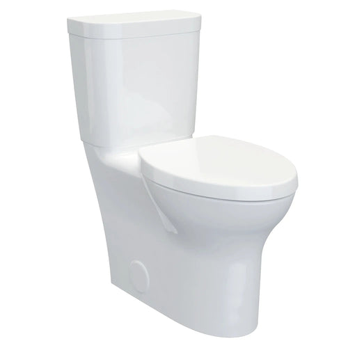 DXV Equility® Two-Piece Chair Height Right-Hand Trip Lever Elongated Toilet with Seat – Canvas White