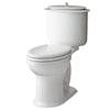 DXV Oak Hill® Two-Piece Chair Height Elongated Toilet with Seat – Canvas White