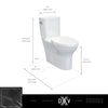 DXV Equility® One-Piece Chair Height Elongated Toilet with Seat – Canvas White