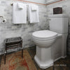 DXV Fitzgerald Two-Piece Chair Height Elongated Toilet with Seat – Canvas White
