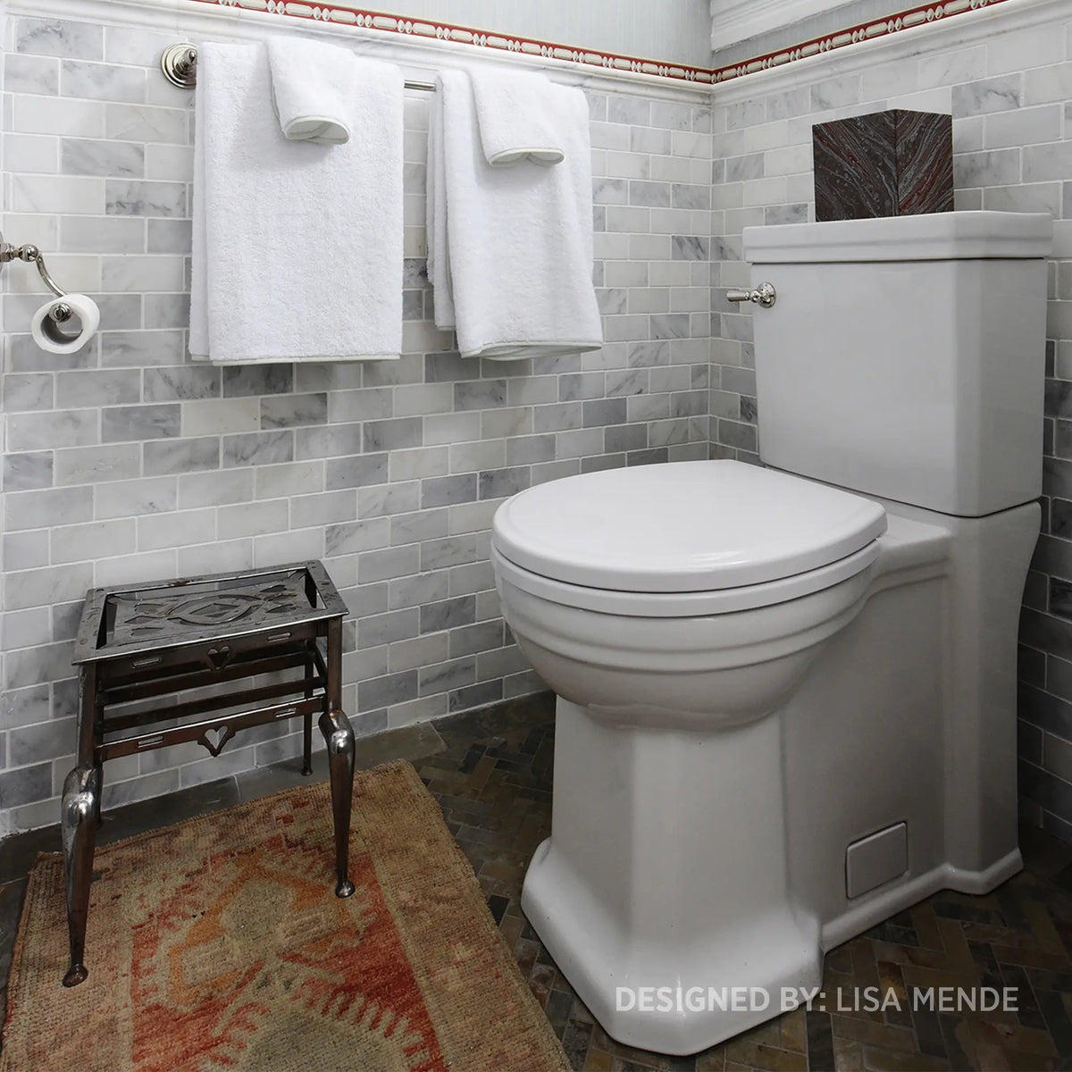 DXV Fitzgerald Two-Piece Chair Height Elongated Toilet with Seat – Canvas White