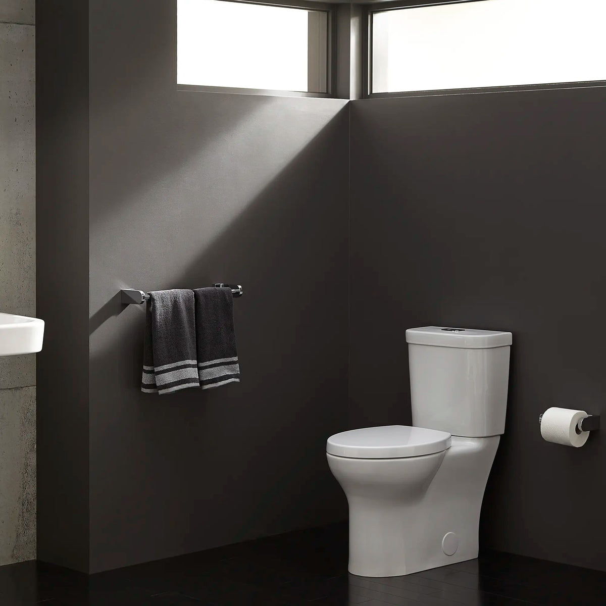 DXV Equility® Dual Flush Toilet Tank Only with Push Button – Canvas White