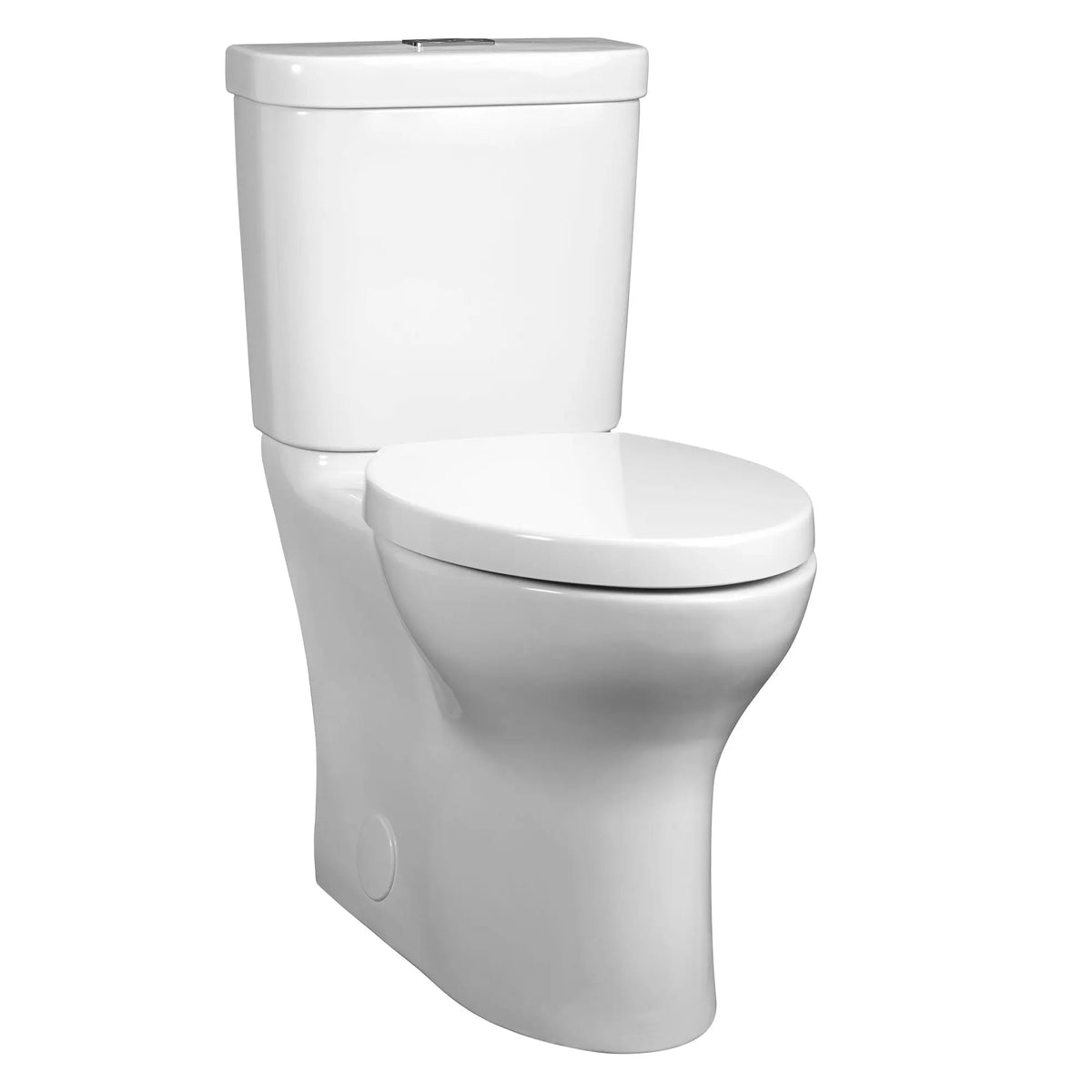 DXV Equility® Two-Piece Dual Flush Chair Height Elongated Toilet with Seat – Canvas White