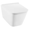 DXV® Modulus Wall-Hung Elongated Toilet Bowl with Seat – Canvas White