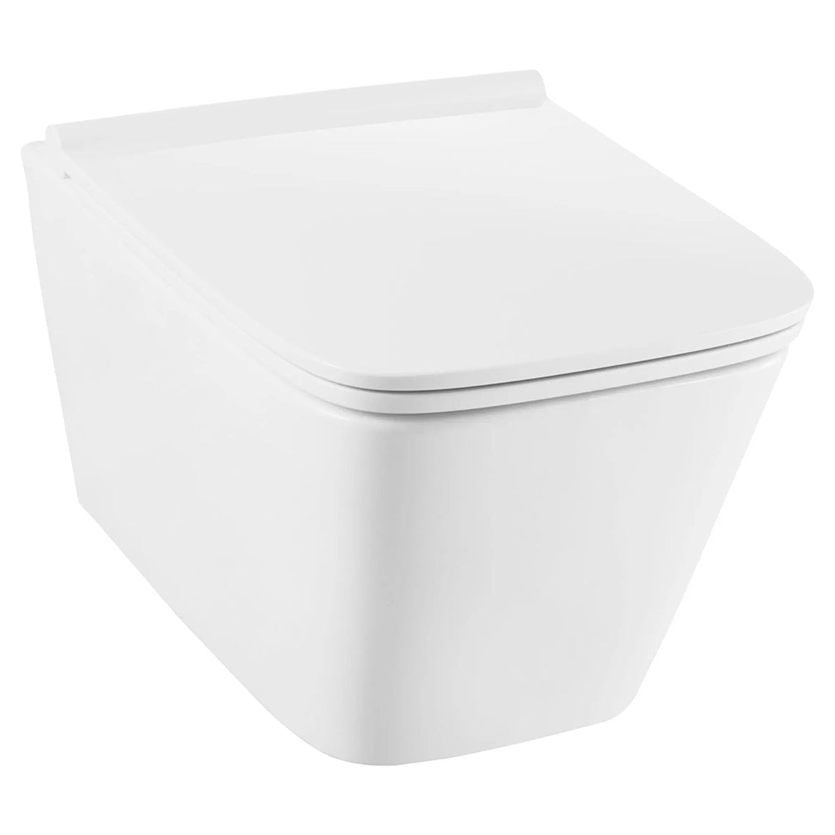 DXV® Modulus Wall-Hung Elongated Toilet Bowl with Seat – Canvas White