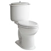 DXV Oak Hill® Two-Piece Chair Height Elongated Toilet with Seat – Canvas White