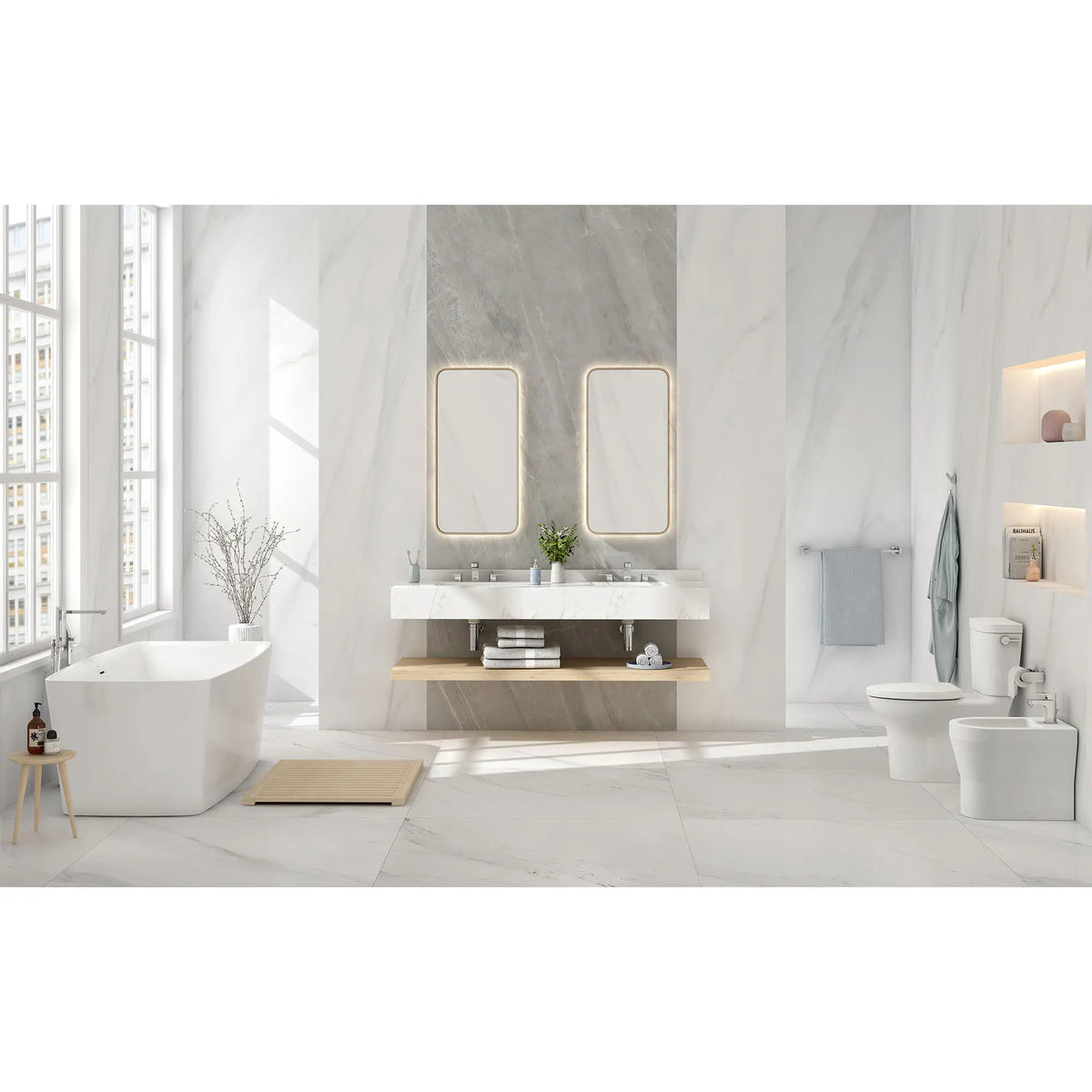 DXV Equility® Two-Piece Chair Height Right-Hand Trip Lever Elongated Toilet with Seat – Canvas White