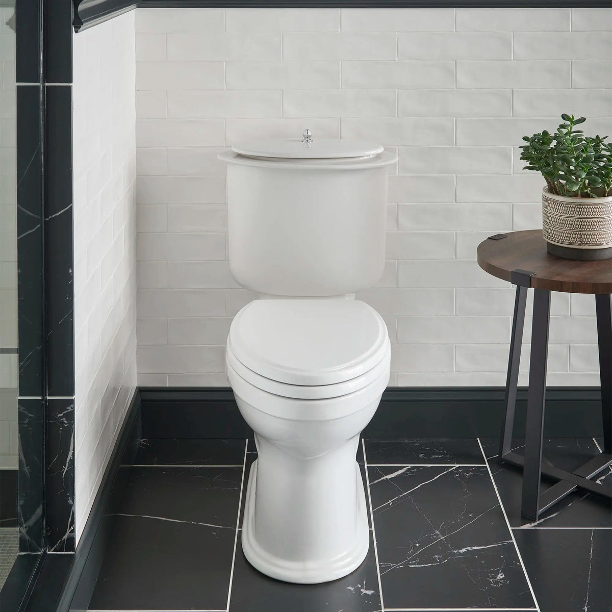 DXV Oak Hill® Toilet Tank Only with Pull Knob – Canvas White