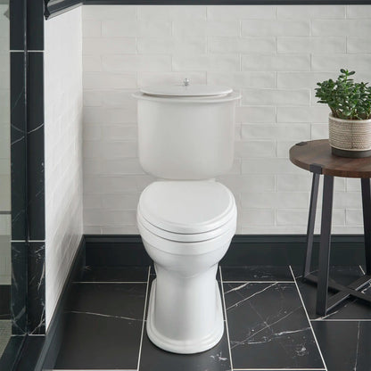 DXV Oak Hill® Toilet Tank Only with Pull Knob – Canvas White