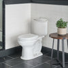DXV Oak Hill® Two-Piece Chair Height Elongated Toilet with Seat – Canvas White