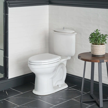 DXV Oak Hill® Two-Piece Chair Height Elongated Toilet with Seat – Canvas White