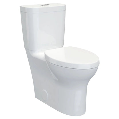 DXV Equility® Two-Piece Dual Flush Chair Height Elongated Toilet with Seat – Canvas White