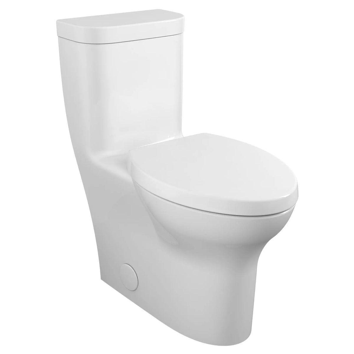 DXV Equility® One-Piece Chair Height Right-Hand Trip Lever Elongated Toilet with Seat – Canvas White