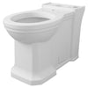 DXV Fitzgerald Chair Height Elongated Toilet Bowl with Seat – Canvas White